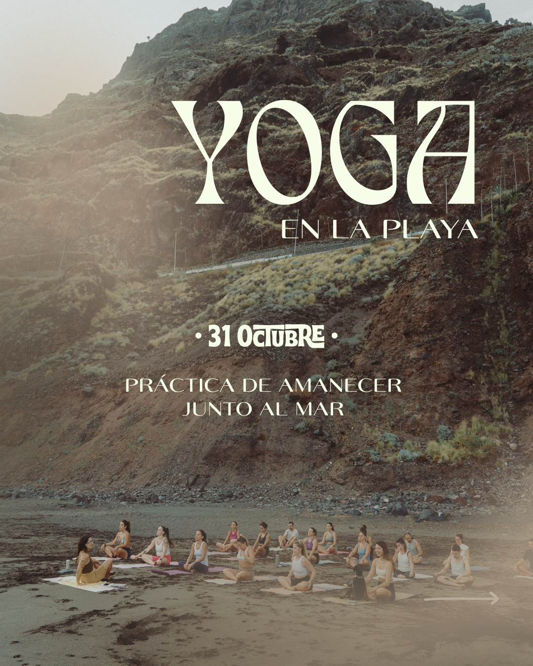 Yoga en la playa