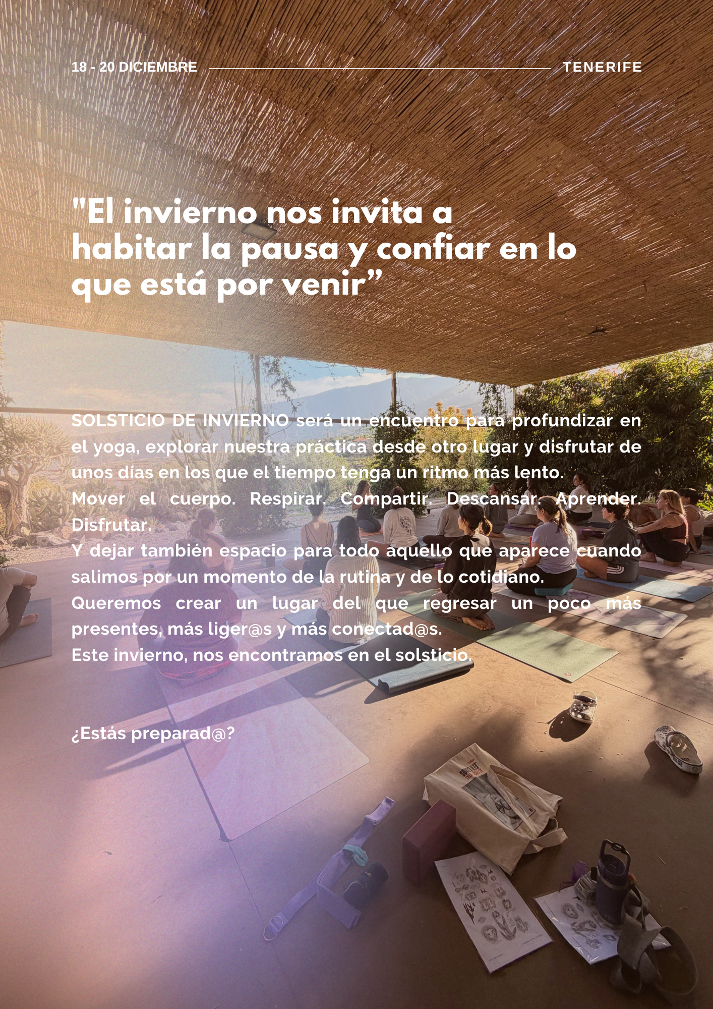 Solsticio de invierno, retiro de Yoga - Imagen 2